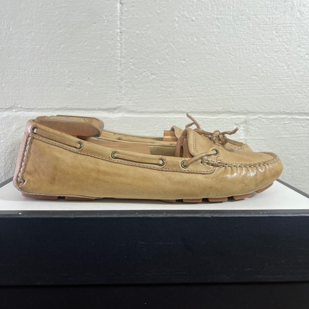 Frye Reagan Campus 3472281 Driver Moccasins Brown Leather Slip On Women's 11